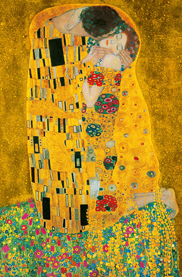 Fotomural The Kiss, Gustav Klimt