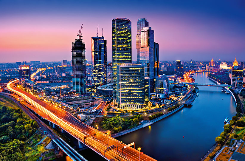 Fotomural Moscow Twilight