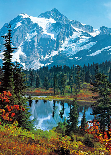 Fotomural Pico de  Montaña