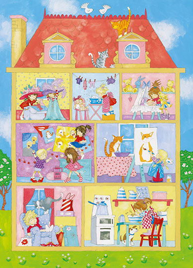Fotomural Casita de Muñecas
