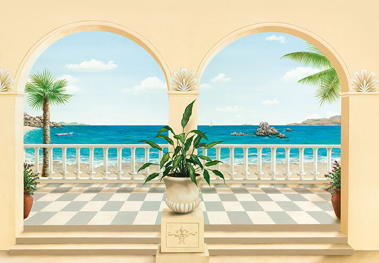 Fotomural Terrasse Provencale