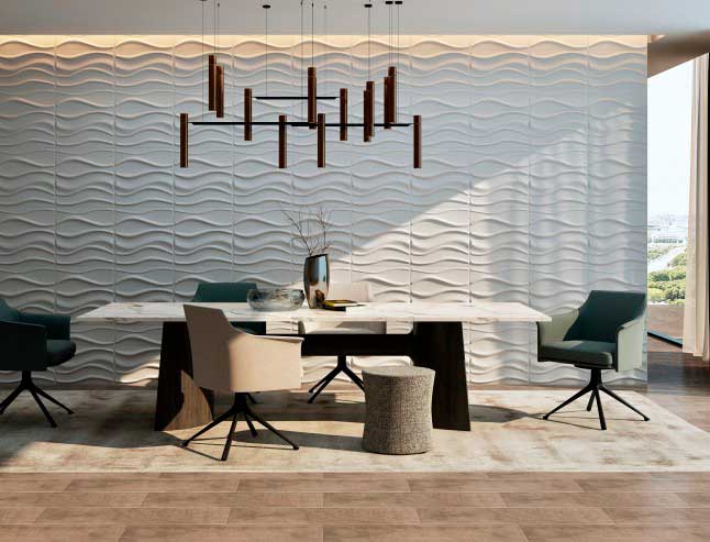 Lake, Panel decorativo 3D fibra de bambú en Monterrey